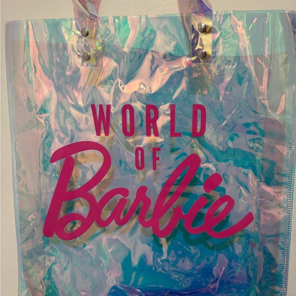 World of Barbie Tote Bag with Pink Accents - Picture 2 of 4